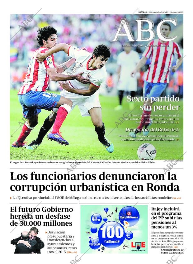 ABC SEVILLA 03-10-2011 página 1