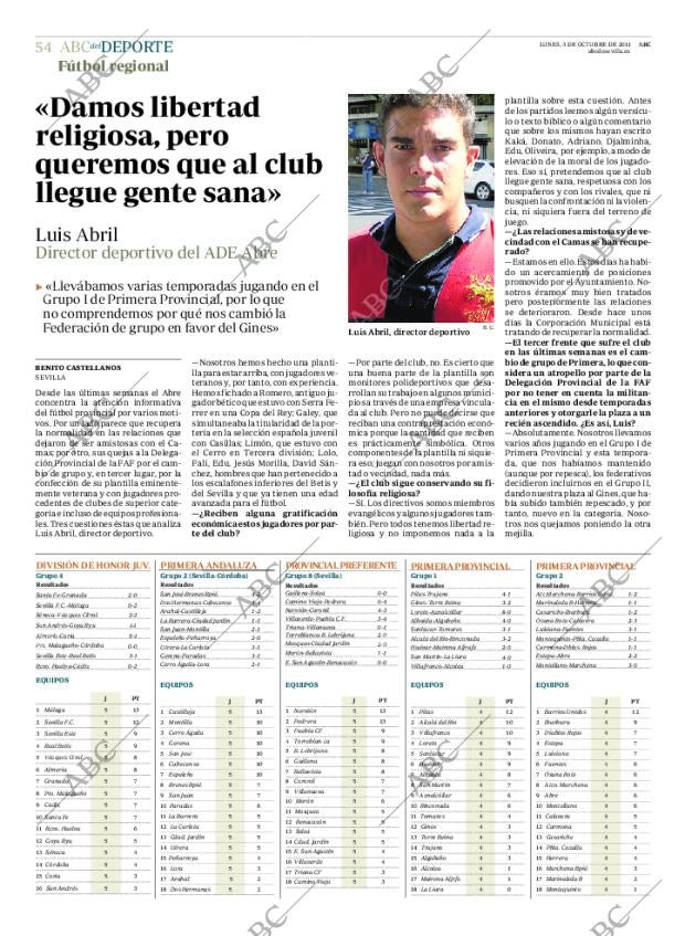 ABC SEVILLA 03-10-2011 página 54