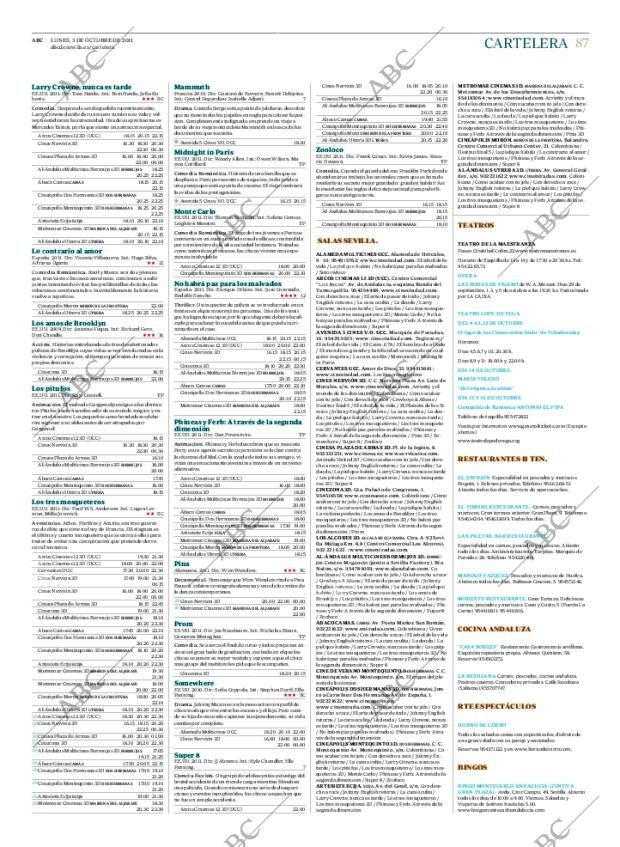 ABC SEVILLA 03-10-2011 página 87