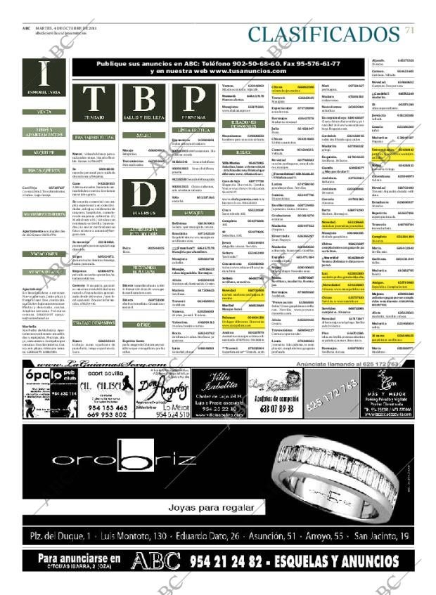 ABC SEVILLA 04-10-2011 página 71