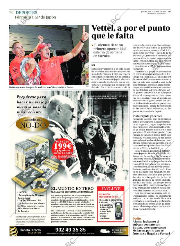 ABC SEVILLA 06-10-2011 página 70