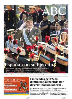 ABC MADRID 13-10-2011 página 1