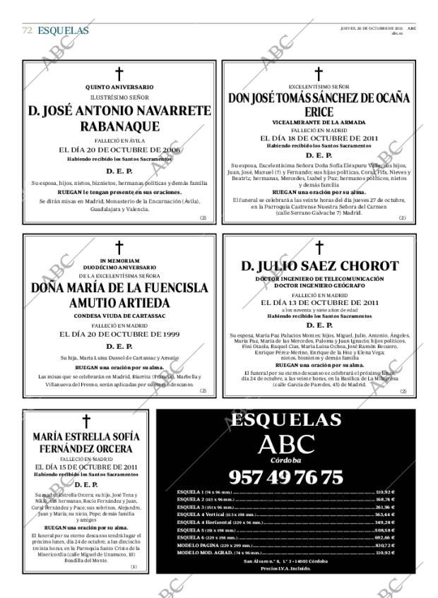 ABC CORDOBA 20-10-2011 página 72