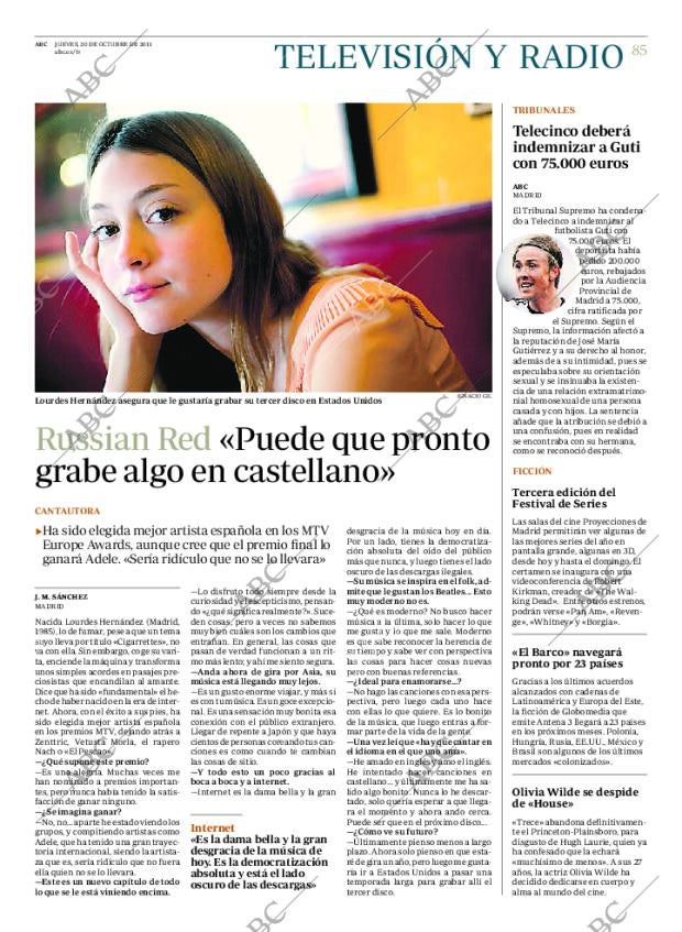 ABC CORDOBA 20-10-2011 página 85
