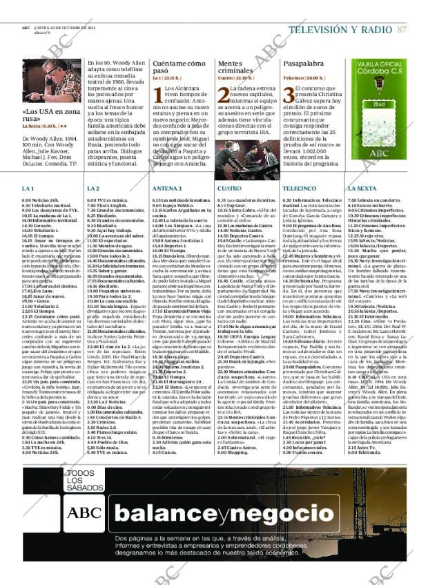 ABC CORDOBA 20-10-2011 página 87