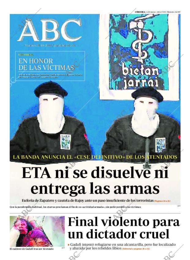 ABC CORDOBA 21-10-2011 página 1