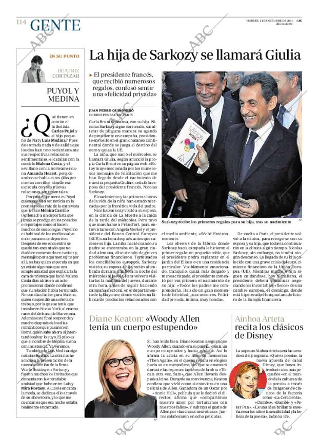 ABC MADRID 21-10-2011 página 114