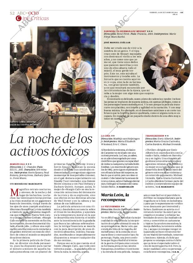 ABC MADRID 21-10-2011 página 52