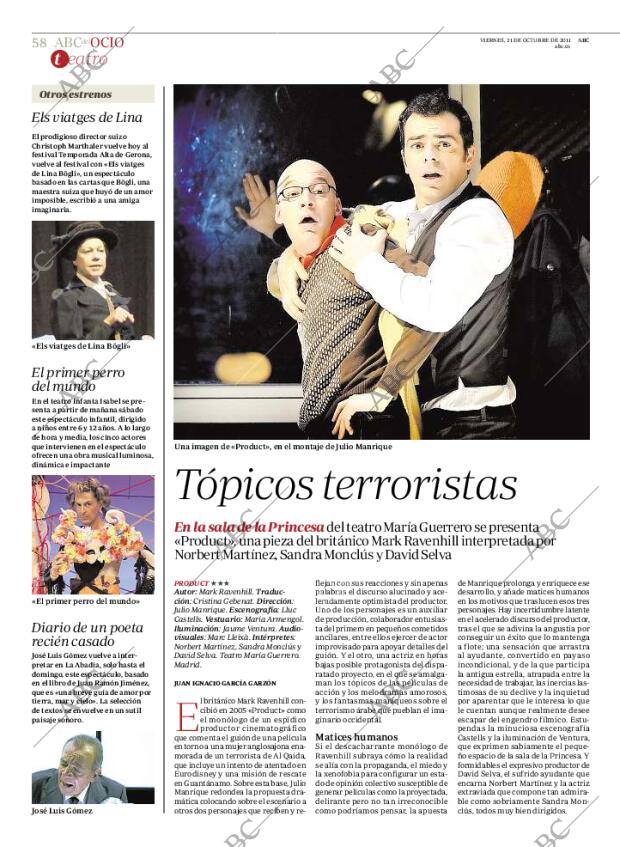 ABC MADRID 21-10-2011 página 58
