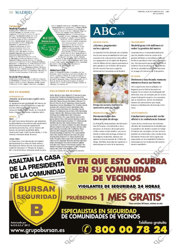 ABC MADRID 21-10-2011 página 88