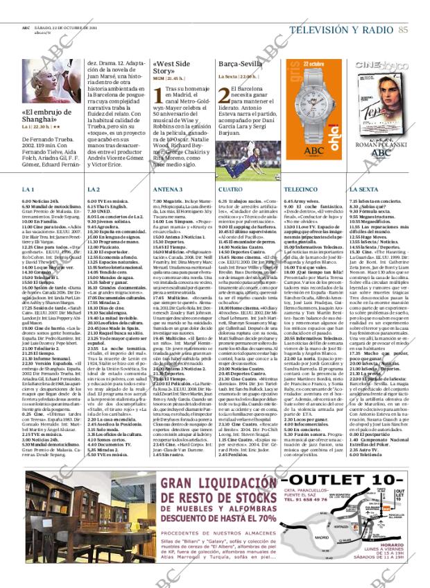 ABC MADRID 22-10-2011 página 85