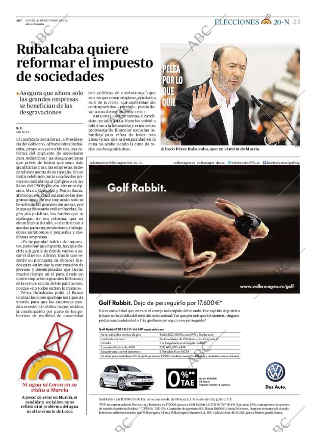 ABC MADRID 31-10-2011 página 23