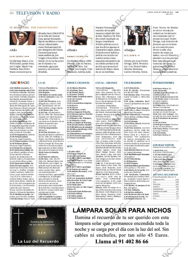 ABC MADRID 31-10-2011 página 86