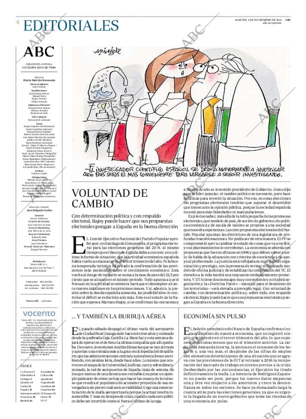 ABC MADRID 01-11-2011 página 4