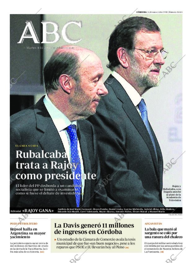 ABC CORDOBA 08-11-2011 página 1