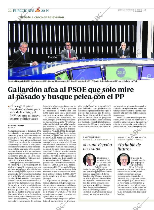 ABC MADRID 10-11-2011 página 22