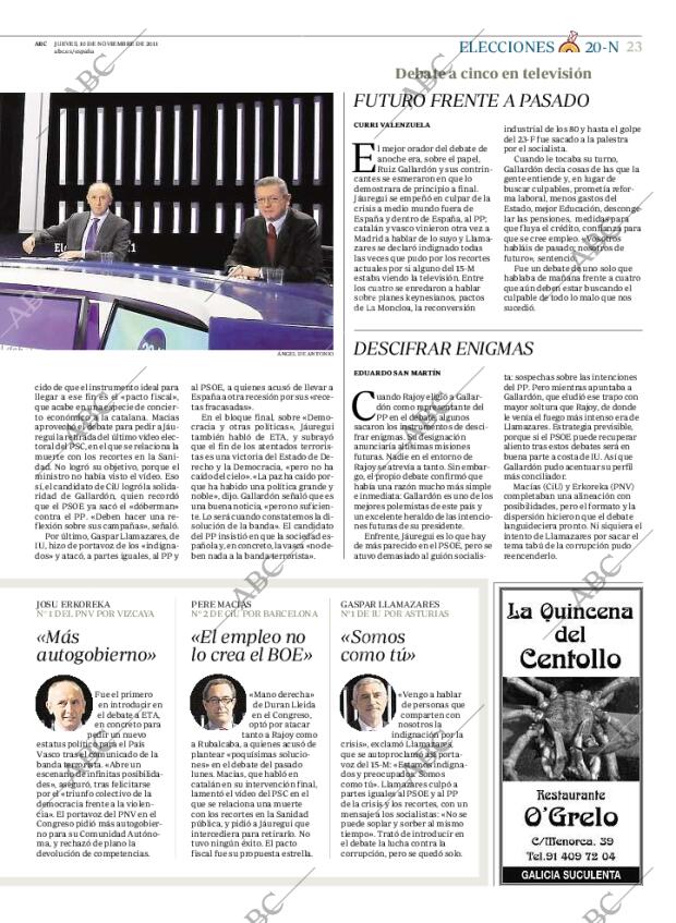 ABC MADRID 10-11-2011 página 23