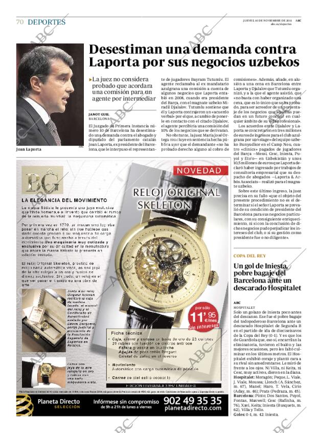 ABC MADRID 10-11-2011 página 70
