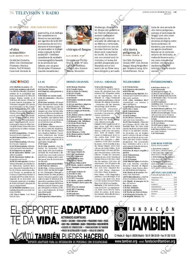 ABC MADRID 10-11-2011 página 76
