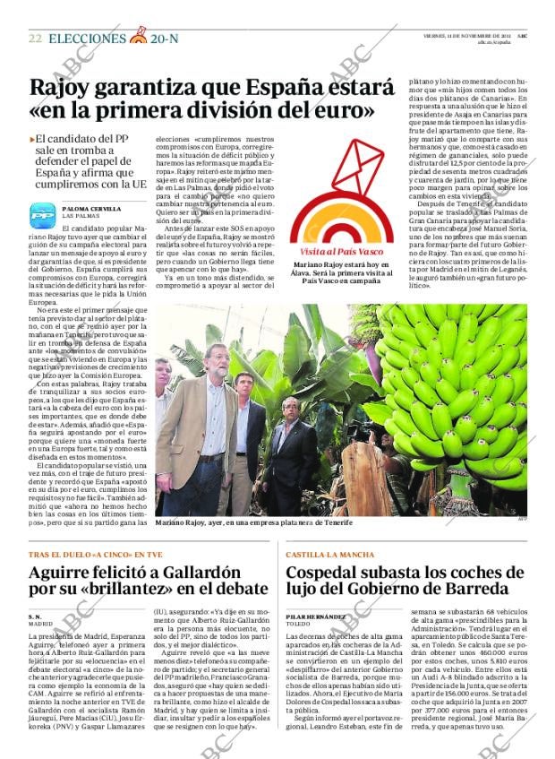 ABC MADRID 11-11-2011 página 22