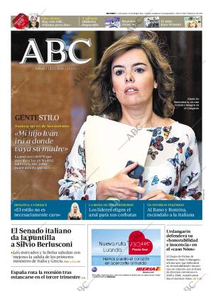 ABC MADRID 12-11-2011 página 1