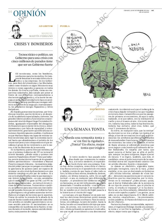 ABC MADRID 12-11-2011 página 14