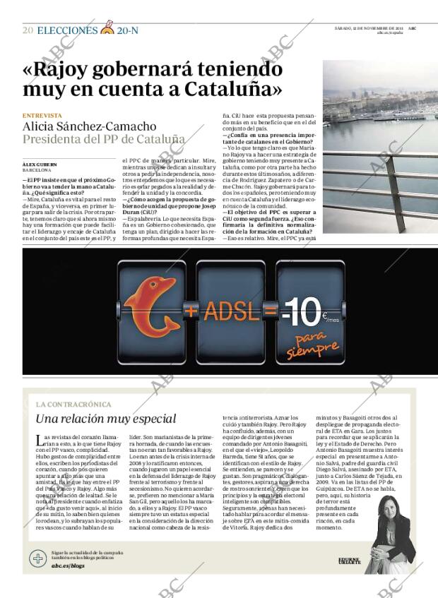 ABC MADRID 12-11-2011 página 20