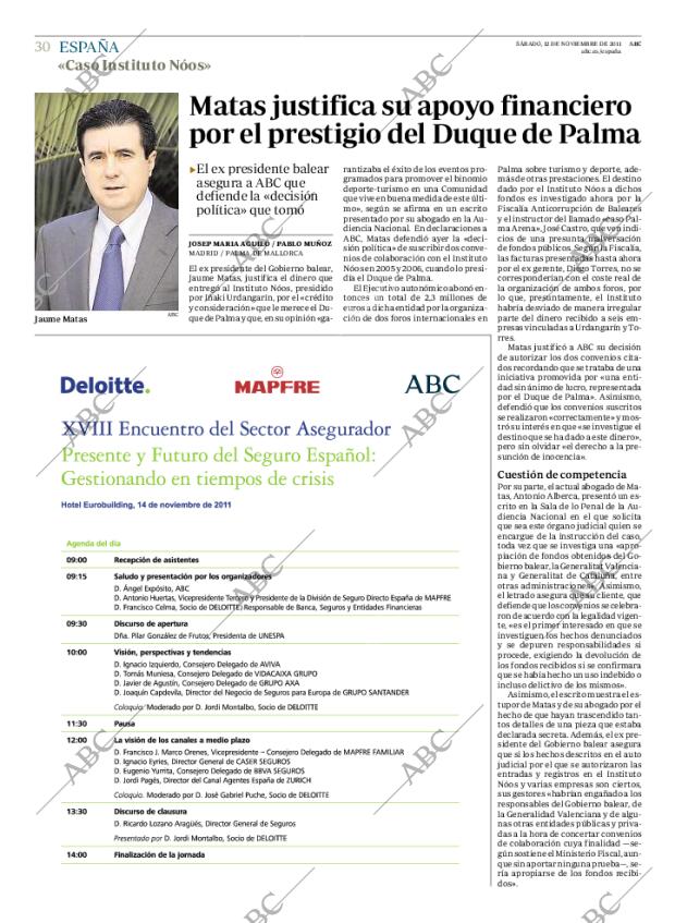 ABC MADRID 12-11-2011 página 30