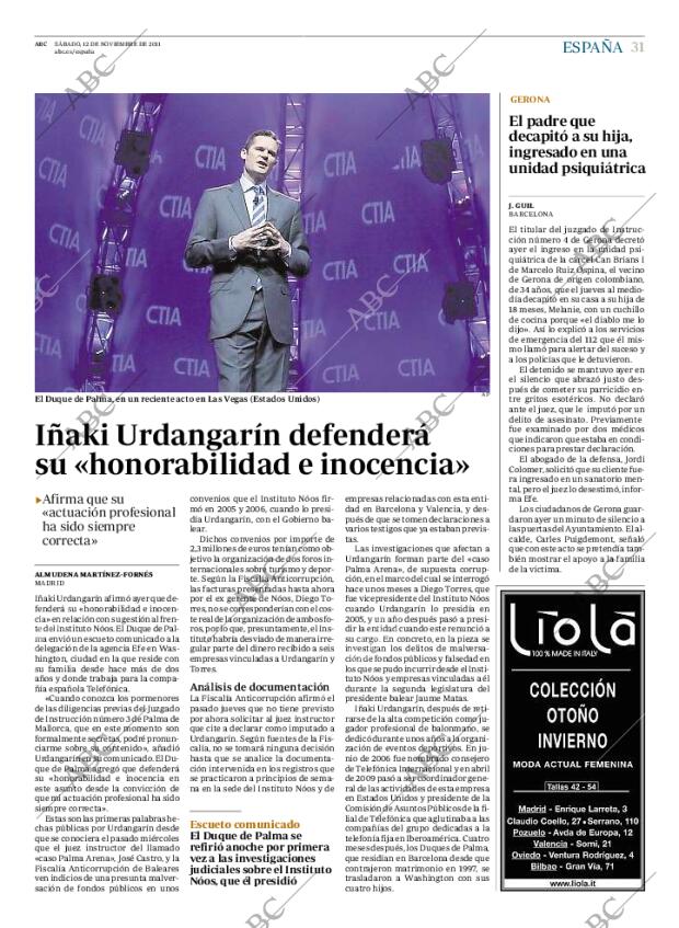 ABC MADRID 12-11-2011 página 31