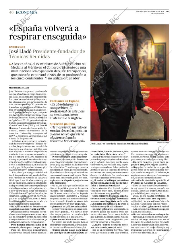 ABC MADRID 12-11-2011 página 40