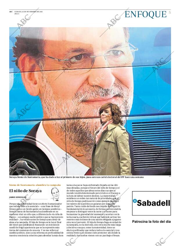 ABC MADRID 12-11-2011 página 5