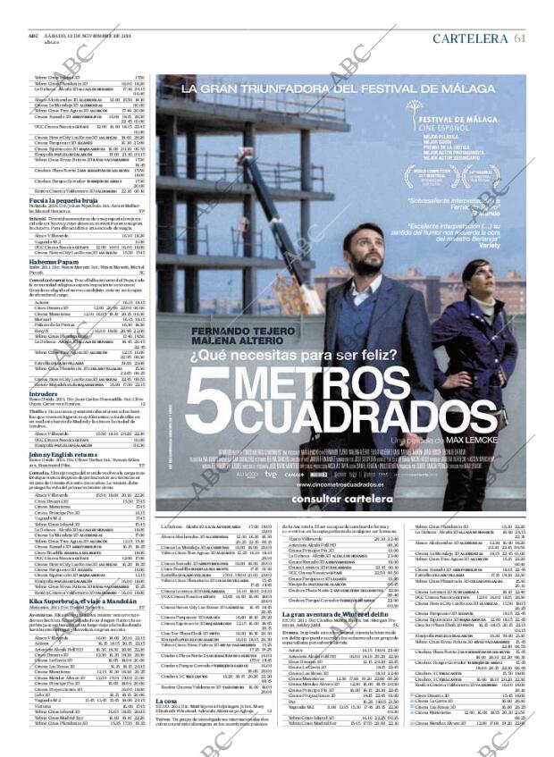 ABC MADRID 12-11-2011 página 61