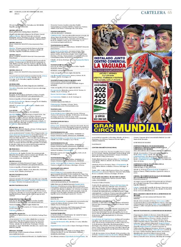 ABC MADRID 12-11-2011 página 65