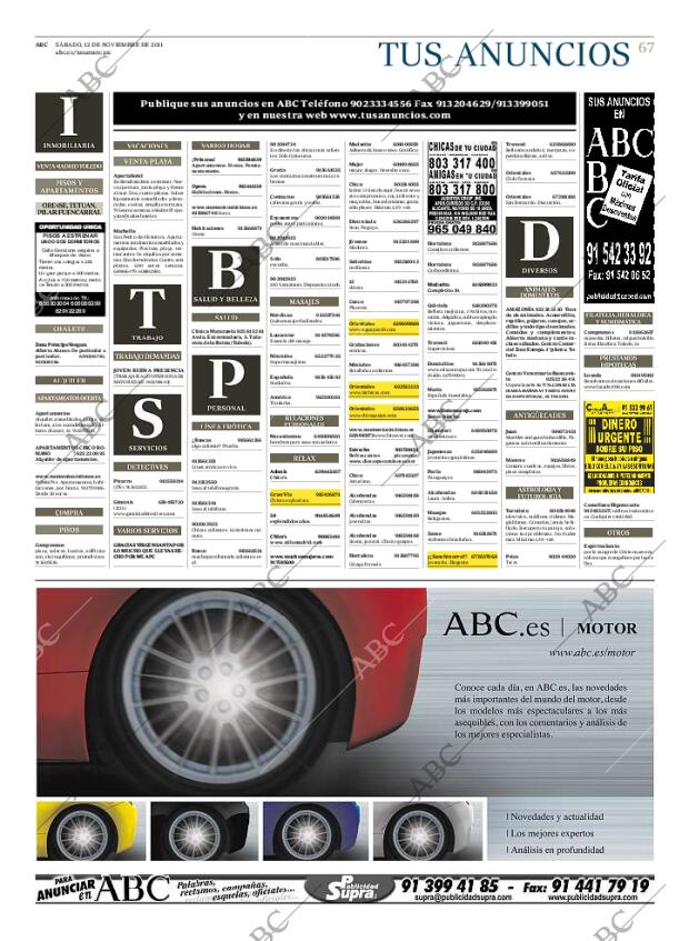 ABC MADRID 12-11-2011 página 67