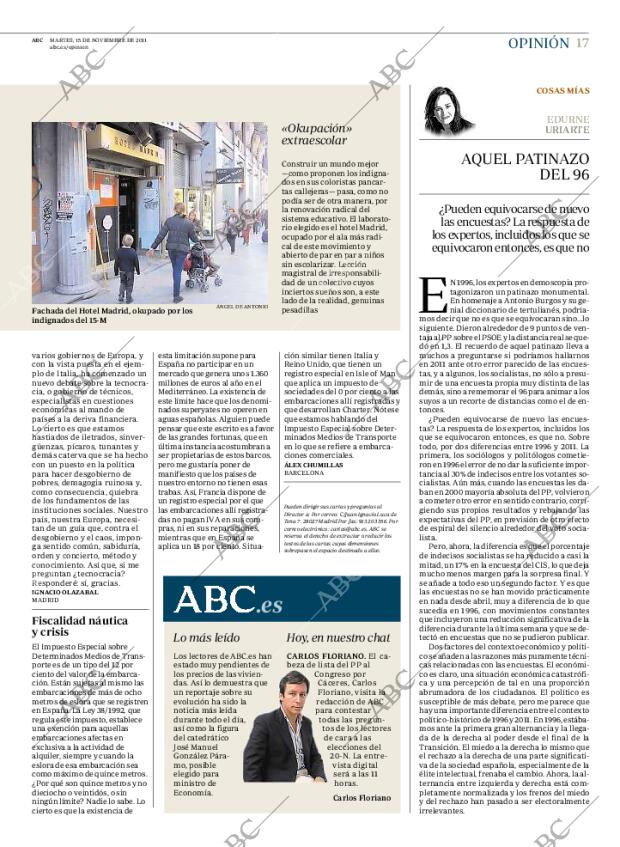 ABC MADRID 15-11-2011 página 19