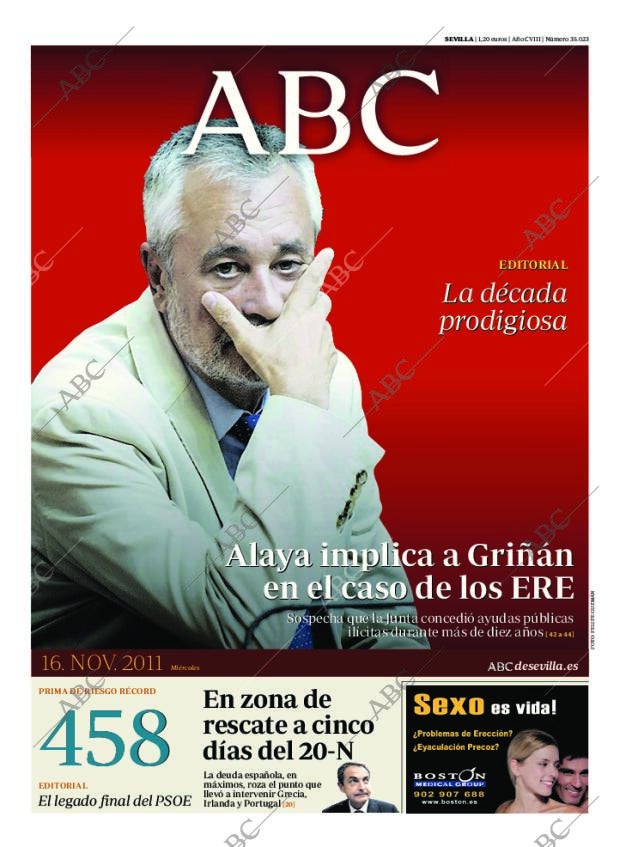 ABC SEVILLA 16-11-2011 página 1