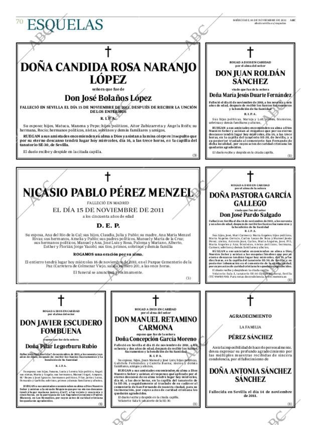 ABC SEVILLA 16-11-2011 página 70