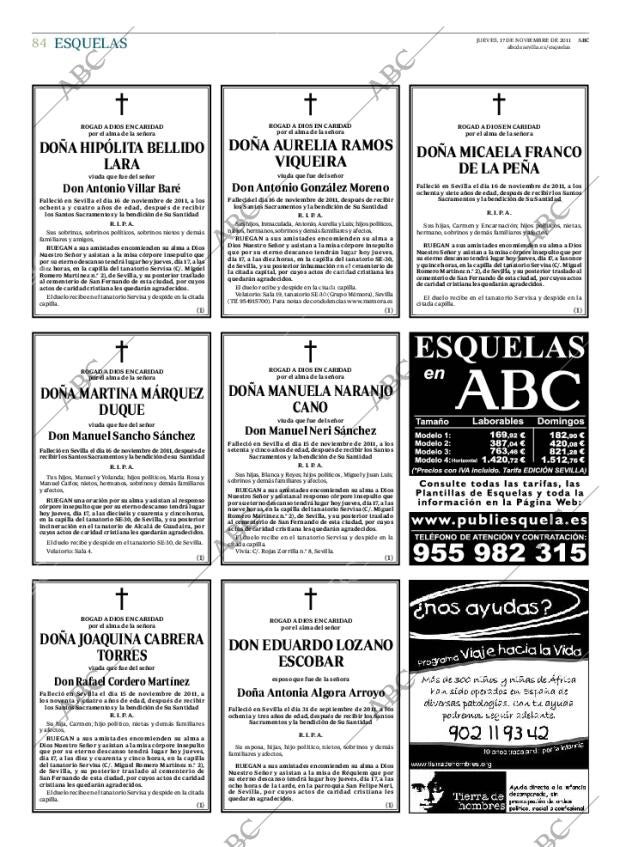 ABC SEVILLA 17-11-2011 página 84
