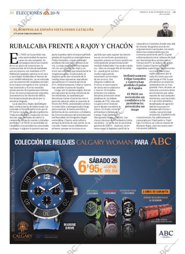 ABC MADRID 20-11-2011 página 32