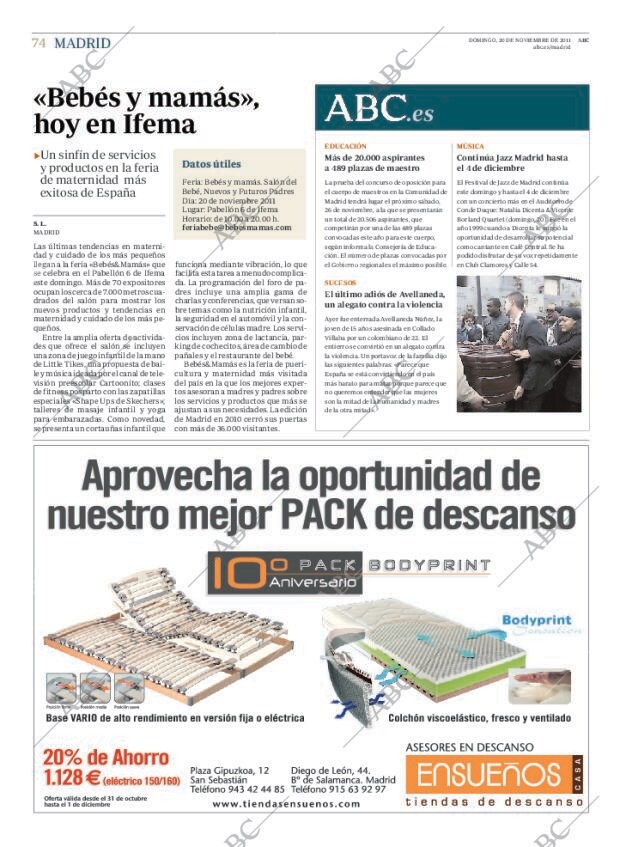 ABC MADRID 20-11-2011 página 76