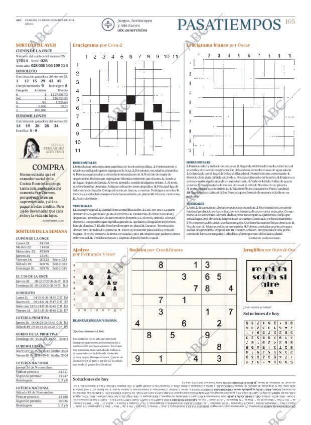 ABC MADRID 26-11-2011 página 105