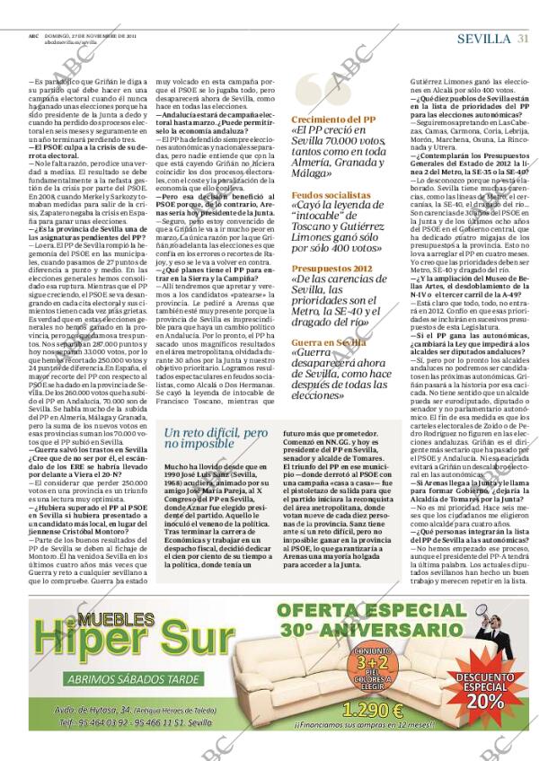 ABC SEVILLA 27-11-2011 página 33
