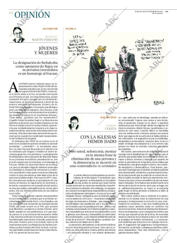 ABC MADRID 29-11-2011 página 14