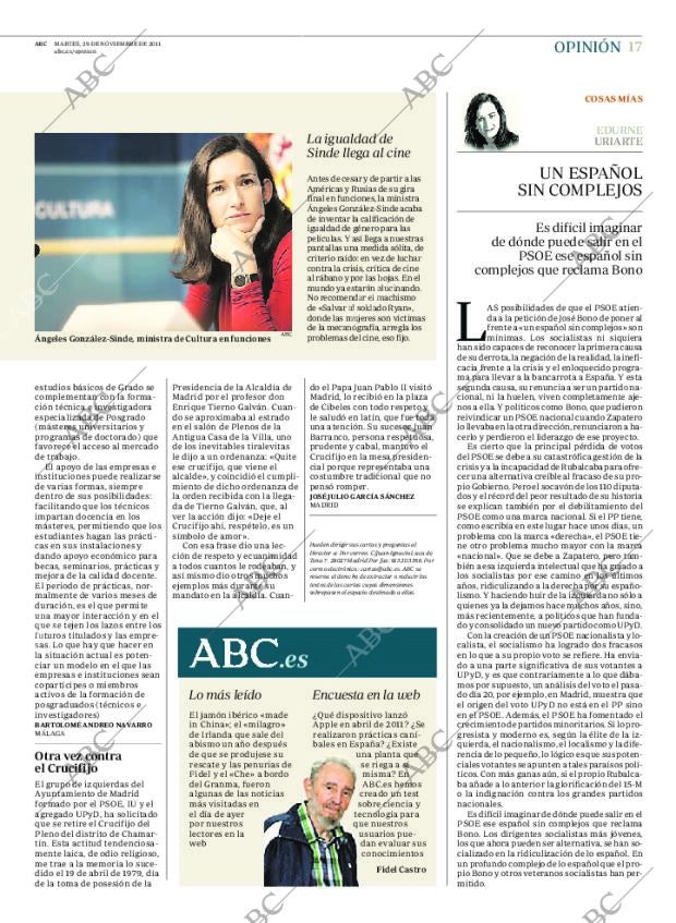 ABC MADRID 29-11-2011 página 17