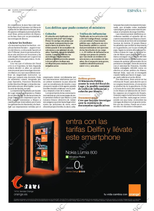 ABC MADRID 29-11-2011 página 19