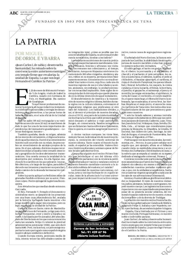 ABC MADRID 29-11-2011 página 3