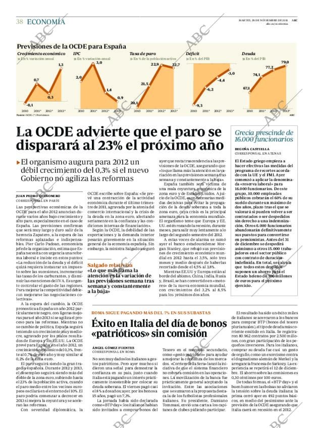 ABC MADRID 29-11-2011 página 38