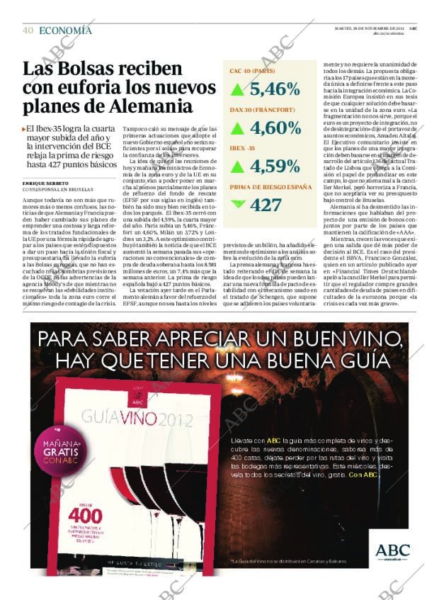 ABC MADRID 29-11-2011 página 40