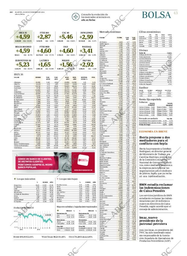 ABC MADRID 29-11-2011 página 43