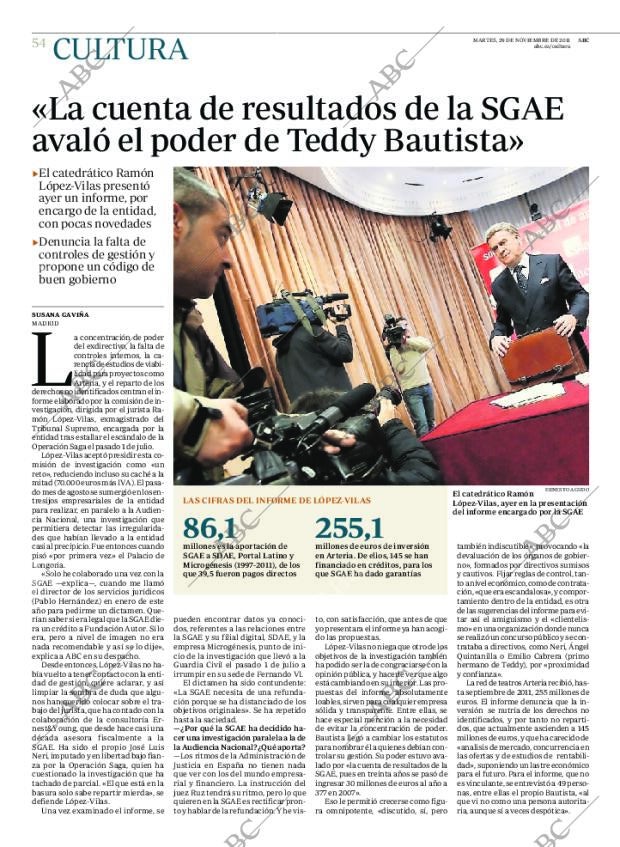 ABC MADRID 29-11-2011 página 54
